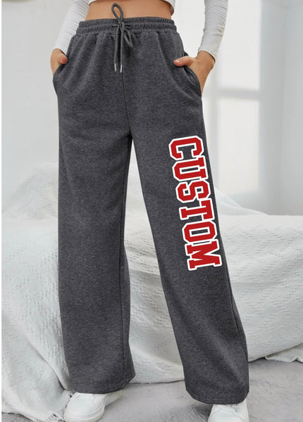 Straight Leg Varsity Sweatpants