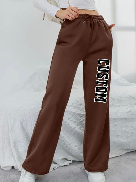 Straight Leg Varsity Sweatpants