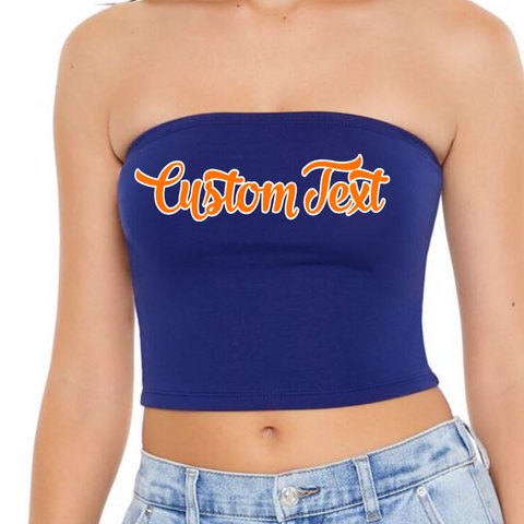 Script Tube Top