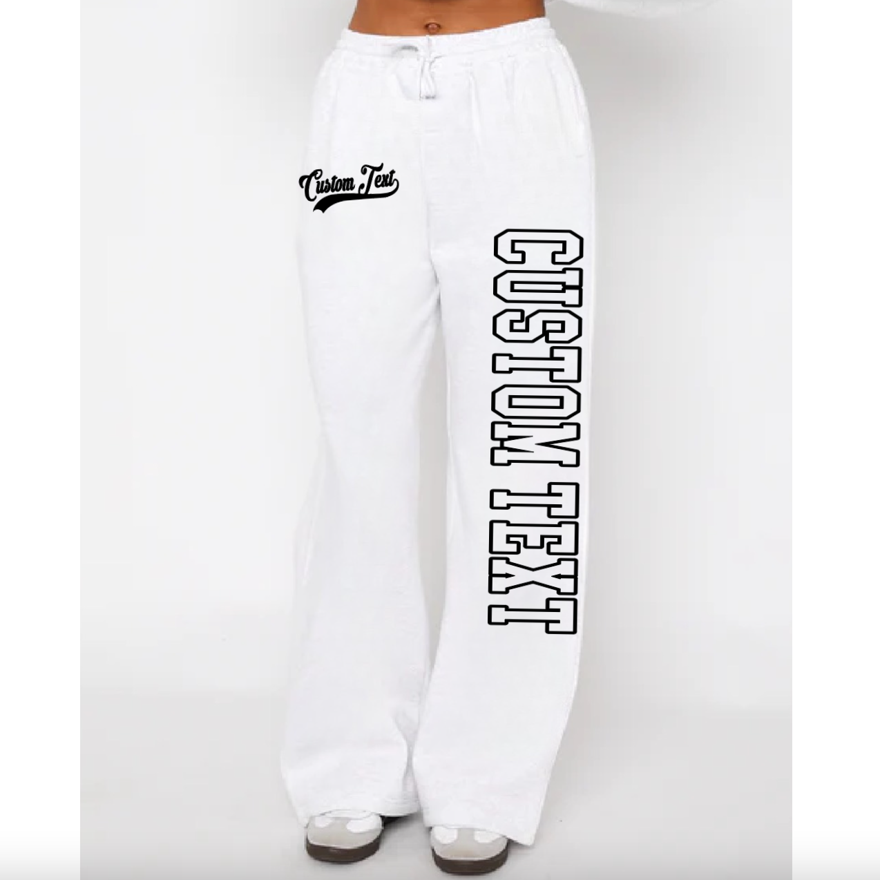 Sporty Straight Leg Sweatpants