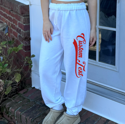 Underline Script Sweatpants